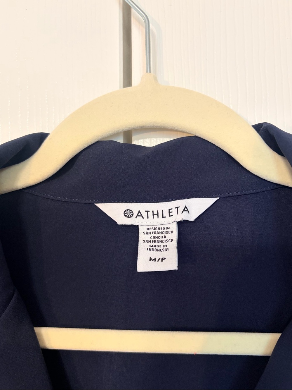 Athleta Navy Blue Romper Medium EUC MP - Picture 9 of 13